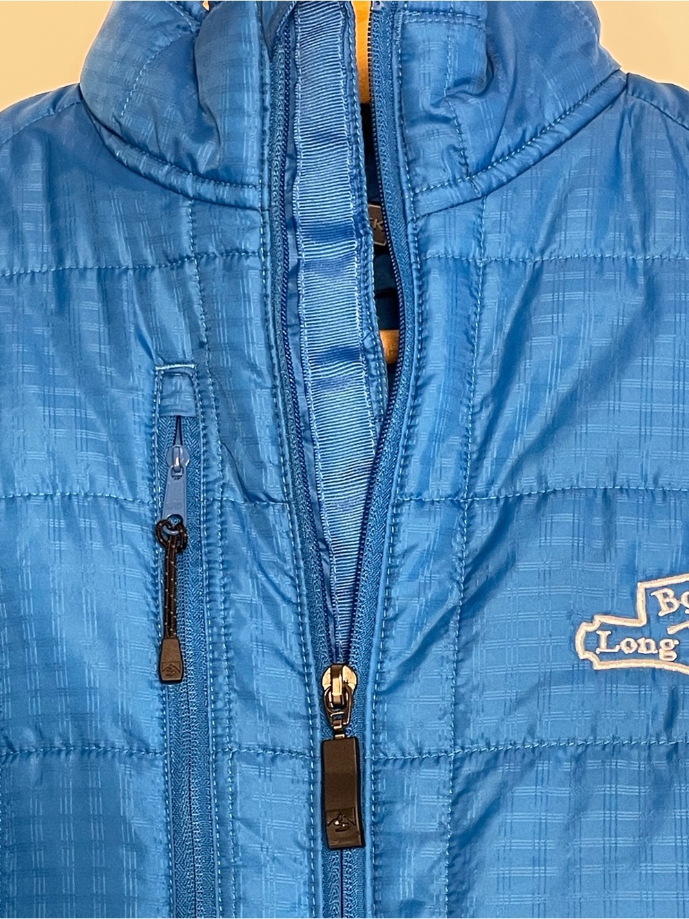STORM CREEK Women’s Blue Quilted Full-Zip Puffer Jacket - Size M - Picture 3 of 14